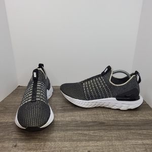 Nike React Phantom Shoes Run Flyknit 2 Mens 10 Smoke Gray Running